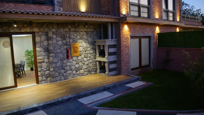 Kartepe bungalov özel tatil villası veranda konforu