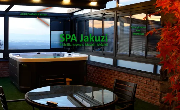 Kartepe terasta spa jakuzili villa konaklama deneyimi